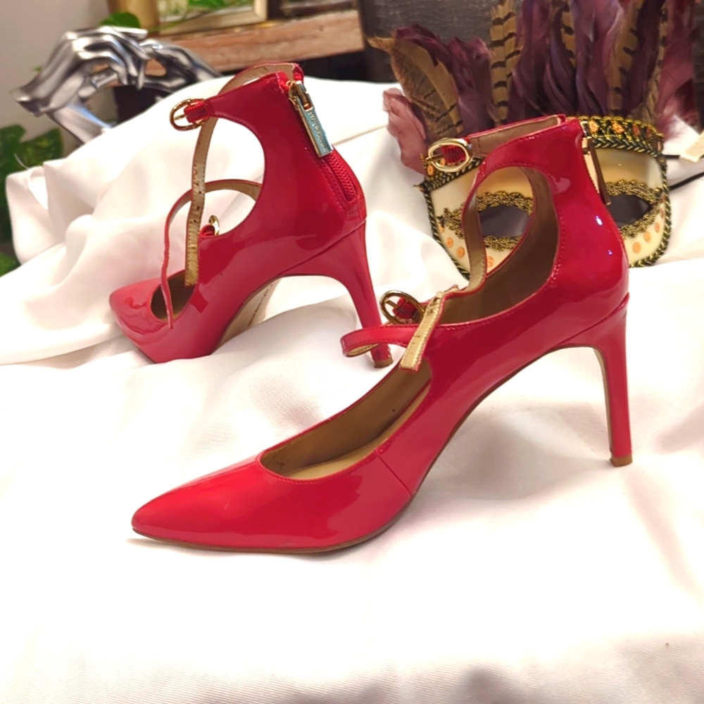 Bcbgeneration Red, Heels With Strap - image 2